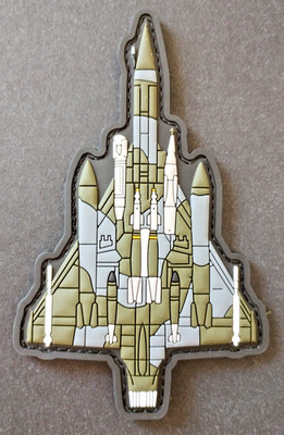 Gummipatch. Jagdgeschwader 1/3 Navarra. M2000D RMV darunter. Mirage 2000D