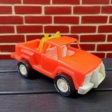 American Plastics Toys Flareside Pickup Orange/Red Goodyear Eagle Tires