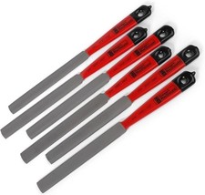 StewMac Double-Edge Nut Slotting Files, Set of 6