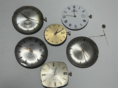 Lot von 6 Uhrwerken Zenith Nivada Vetta Lorenz Viscont Very W.vintage 