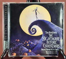 The Nightmare Before Christmas Tim Burton Original Soundtrack CD 1993