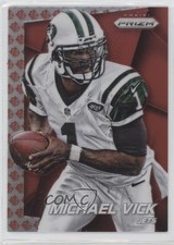 2014 Panini Prizm NFL Shield Logo Prizm 49/75 Michael Vick #176 Shield 09gn