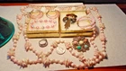 Vintage Multicolored Costume Jewelry Lot, All Wearable, No Missing Stones