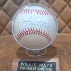 Willie Mays Autographed National League Baseball