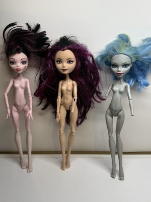 Monster high and ever after high doll Lot Of 3 Bundle Set varied conditions