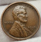1919 S Lincoln Wheat Cent Copper Penny 1c San Francisco VF Very Fine LC-s19mb