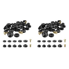 Washers, 116-Pack Flat and Beveled Rubber Washers and Brass Bibb Screws9381
