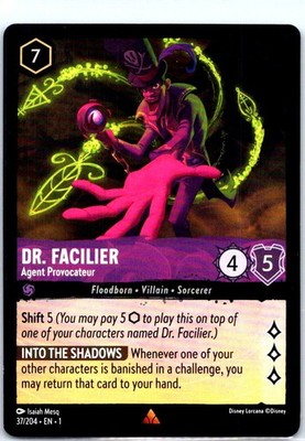 The First Chapter #37/204 Dr. Facilier Disney Lorcana