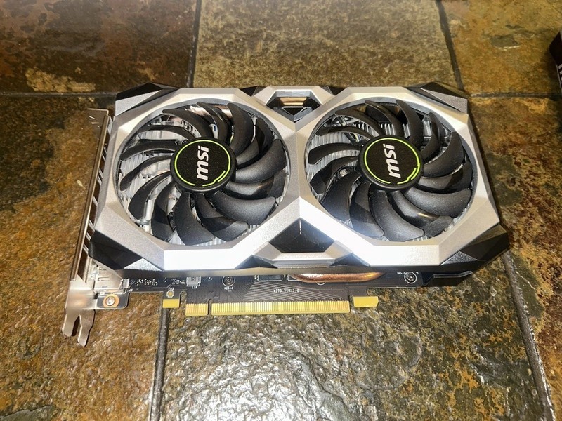 MSI NVIDIA GeForce GTX 1660 6GB GDDR6 Graphics Card For Parts