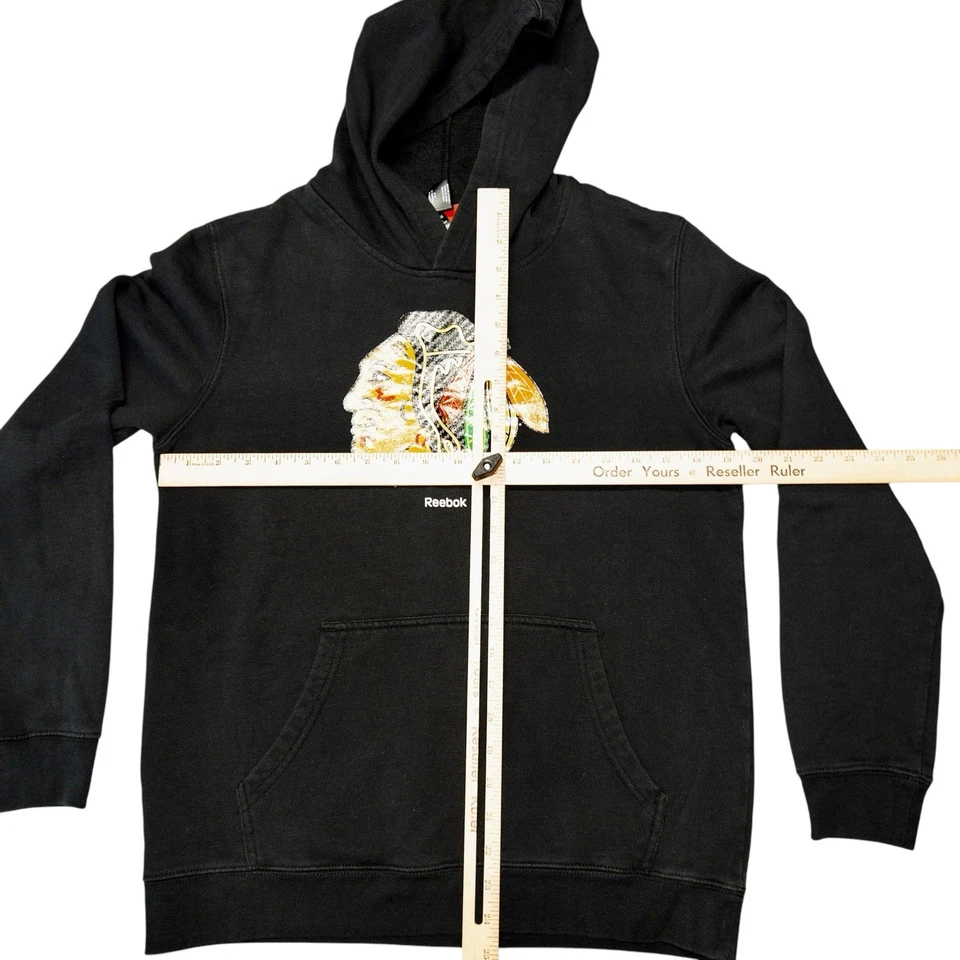 Reebok Face Off Collection NHL Hockey Chicago Blackhawks Hoodie Youth XL (18) - Image 3 of 4