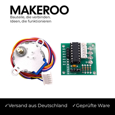 28BYJ-48 5V Schrittmotor + ULN2003 Modul für Arduino   4-Phasen Stepper Motor