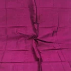 Vintage Purple 100% Pure Silk Handloom Sari Remnant 4YD Craft Fabric Silk Scrap