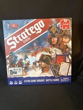 Jumbo Stratego Classic Board Game Extra Variant Battle Cards 2 Players 8 
