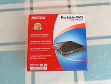 Buffalo Portable DVD Player Recorder DVSM-PC58U2VB - USB Powered Mac & Windows