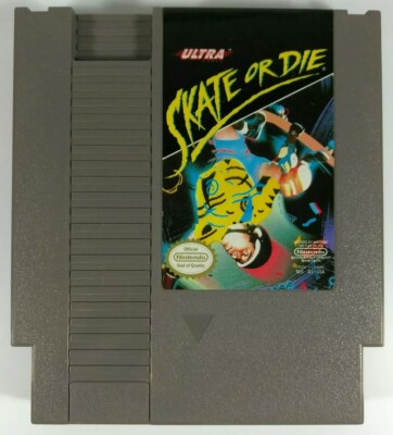 Skate or Die  (1988 NES) Nintendo Original 100% Official Game Pak NES-DI-USA EC!