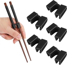 5 Pieces Reusable Chopsticks Helpers Training Chopstick Hinges Connector Practic