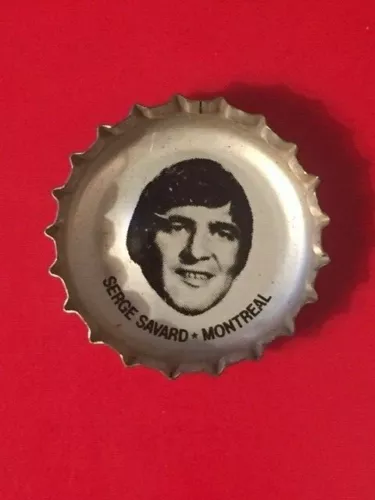 1980-81 Pepsi Cola NHL Bottle Caps - Montreal Canadiens - Serge Savard