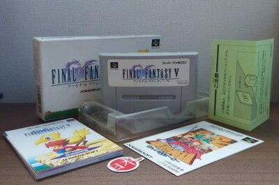 Final Fantasy V FF5 Super Nintendo SNES Super Famicom + MANUAL FREE SHIPPING