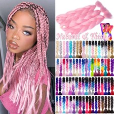 RUMI Ombre Crochet Box Braided Hair Extensions Jumbo Braids Haarteile Flechten