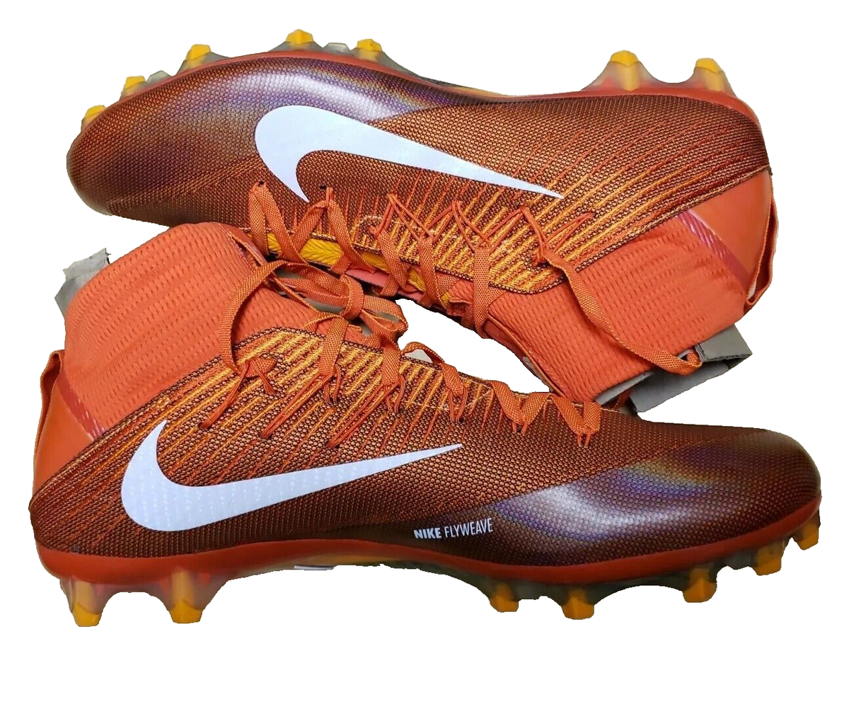 Nike Vapor Untouchable Football Cleats Orange White 824470-818