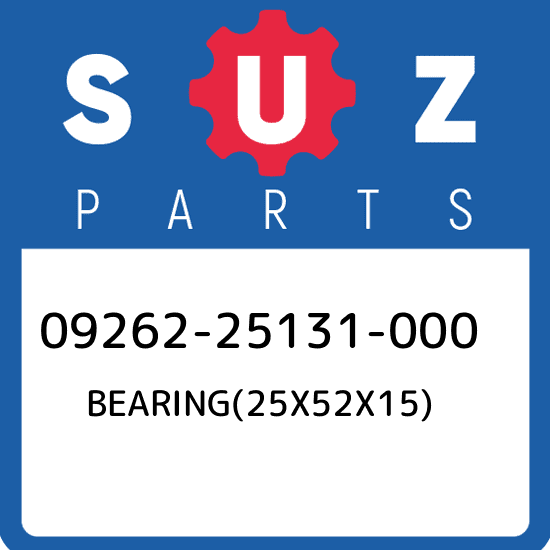 09262-25131-000 Suzuki Bearing(25x52x15) 0926225131000, New 