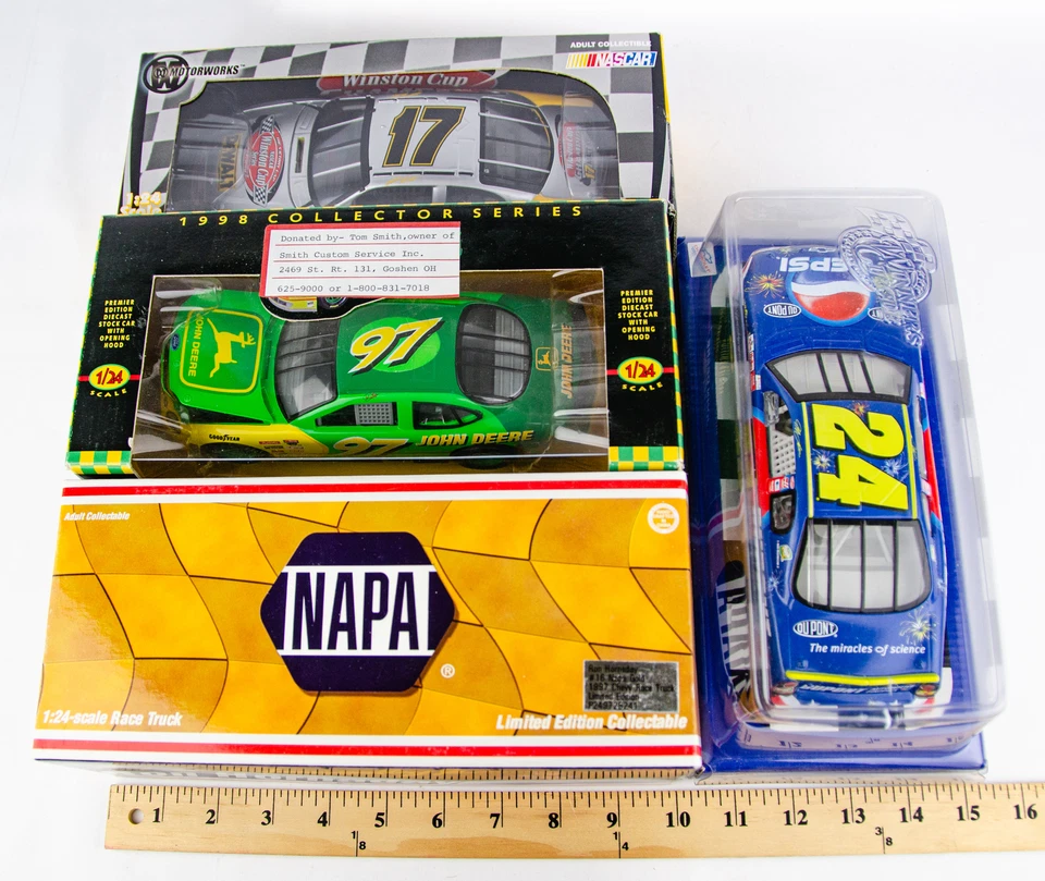 NASCAR John Deere DeWalt Jeff Gordon Pepsi NAPA 1:24 Diecast Model Car Lote 4P Foto 2 de 4