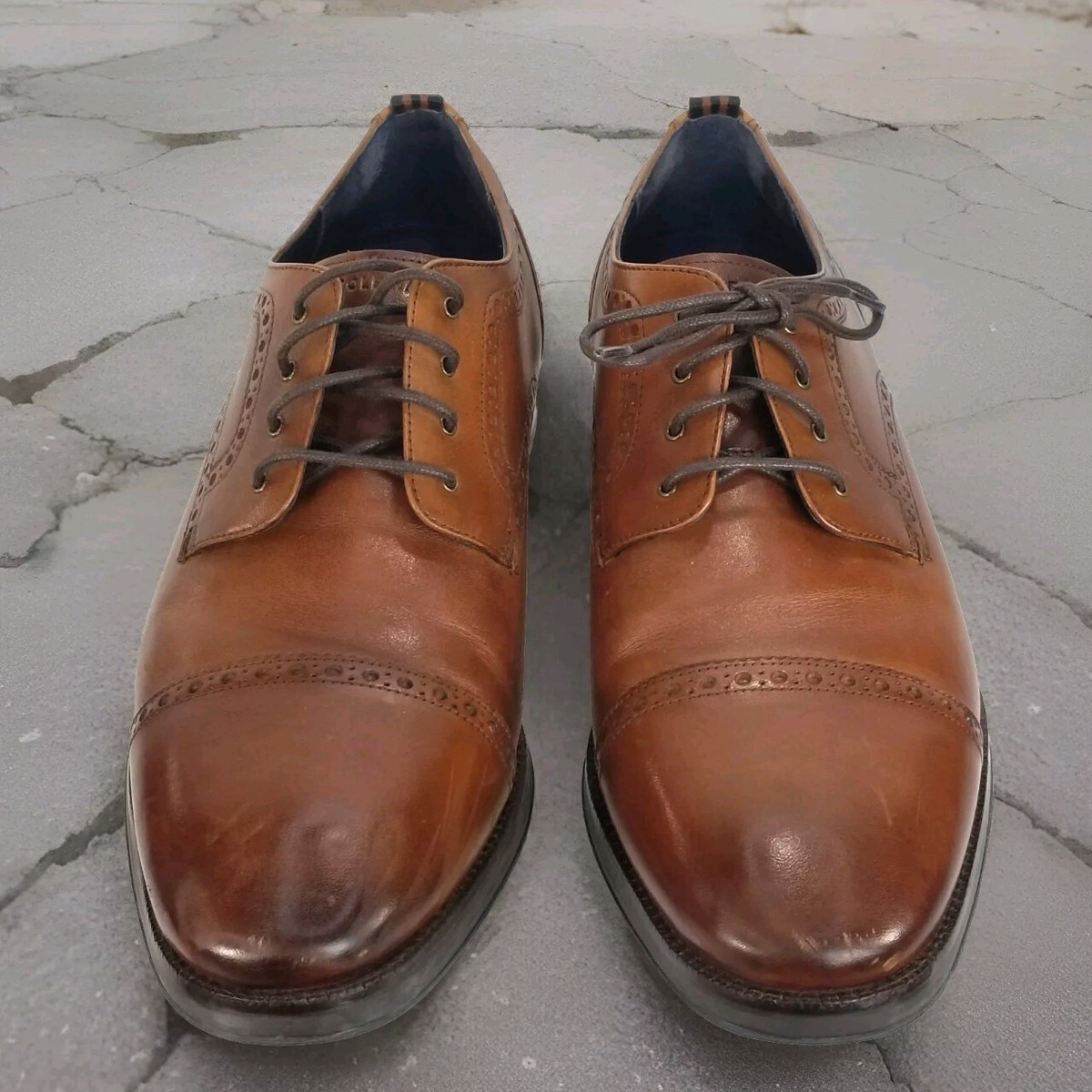 COLE HAAN GRAND.OS.360 CAP TOE OXFORD BRITISH TAN C30097 Men US 10.5 DRESS SHOES COLE HAAN GRAND.OS.360 CAP TOE OXFORD BRITISH TAN C30097  main image 3