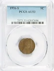 1926-S 1C Lincoln Wheat Penny PCGS AU53