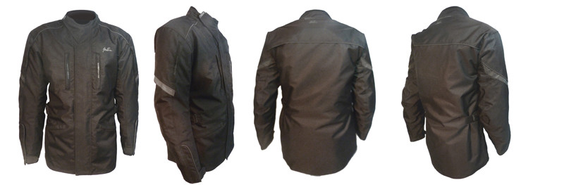 Veste blouson moto homologue CE Mitsou Commuter noir homme veste textile