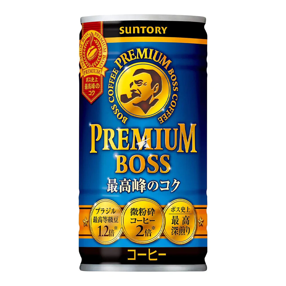 Suntory Premium BOSS Japanese Instant Coffee Drinks 185g (4 or 30