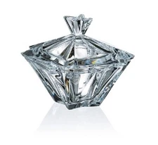 BOHEMIAN CRYSTALITE - BOX WITH METROPOLITAN LID 15 CM