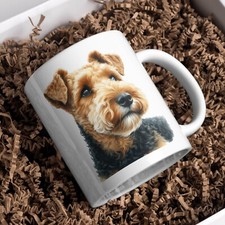 Welsh Terrier Dog 11oz White Mug, Perfect Gift Idea As It Comes Boxed.