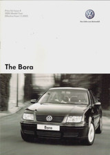 Volkswagen Bora Specifications 2004-05 UK Market Brochure S SE Sport Highline