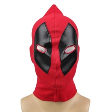 Cosplay Red Deadpool Mask Balaclava Hood X-Men Halloween Headgear Full Face Mask