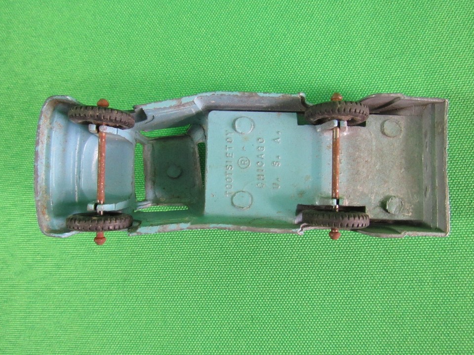 Vintage TOOTSIETOY Green Ford Truck Metal Toy eBay