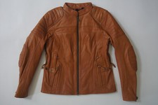 Harley-davidson Women's Pursuit Triple Vent Brown Leather Jacket M 97025-23vw