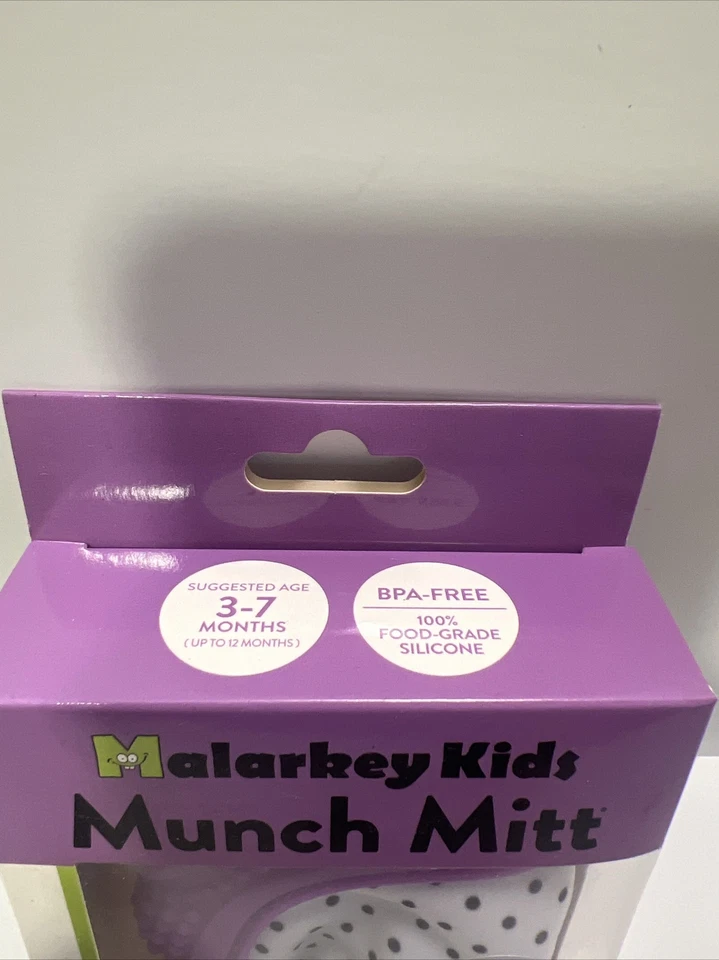 Bolso de viaje Munch de silicona con mordedor para dentición bebé niños plus púrpura brillante Foto 2 de 4
