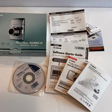 Canon PowerShot SD890 IS Digital ELPH Box Manuals and Software Disk Only