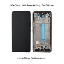100 For Samsung Galaxy A53 5G SM-A536U LCD Display Touch Screen Digitizer Frame
