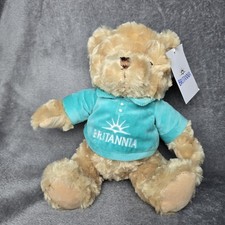 Britannia Teddy Bear 20cm Keel Toys Green Shirt P&O Cruise Souvenir Plush Soft