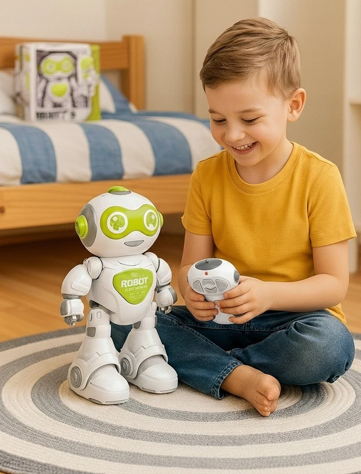 Interaktiver Ferngesteuerter Roboter mit Licht und Soundeffekten Tanzender RC - Bild 2 von 4