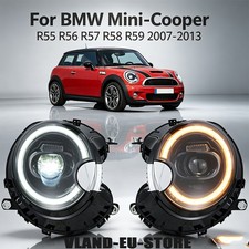 LED Scheinwerfer f�r BMW Mini-Cooper R55 R56 R57 R58 R59 2007-12 2013 - Schwarz