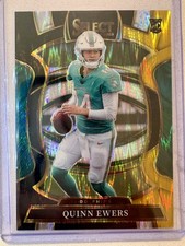 2025 Panini Select Quinn Ewers #82 Concourse Black Gold  Shock Prizm Rookie RC