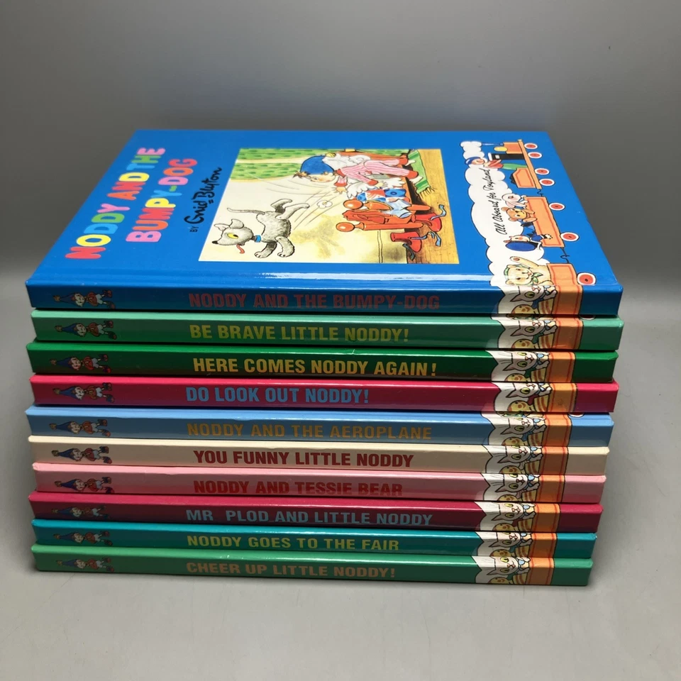 Noddy Books by Enid Blyton 10 Hardcover Book Bundle 1999 - Image 2 of 4