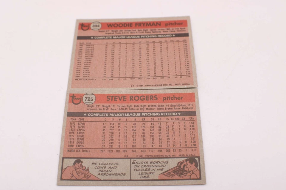 Topps 1981 年棒球卡全套套装明星新秀复古未计数 — 第 3/4 张图片