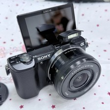 Sony Alpha A5000 Mirrorless Digital Camera Body or W/16-50mm Lens 20.1MP WiFi