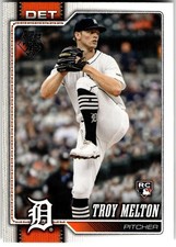 2026 Topps #212 Troy Melton Detroit Tigers Rookie MLB Baseball