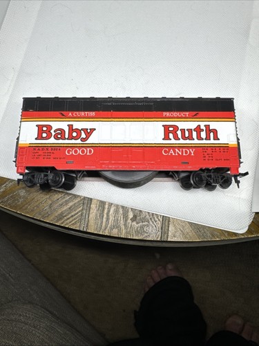 1975 TYCO HO SCALE BABY RUTH CANDY BAR BOX TRAIN CAR WITH CHUG-CHUG SOUND - Picture 3 of 8