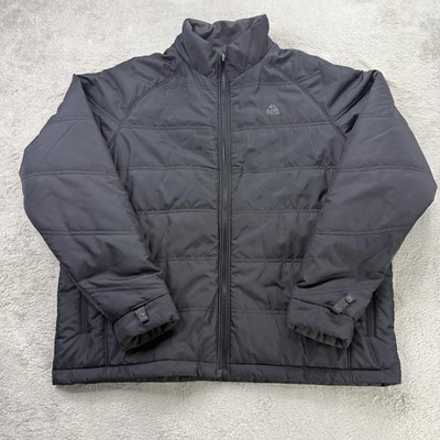 Nike ACG Jacket Mens Large Black Puffer Full Zip Insulated Winter Outdoor Coat