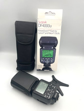 Sunpak Df4000u External Flash Unit For Dslr Cameras Black With Case Open Box Sunpak Df4000u External Flash Unit For Dslr Cameras Black With Case Open Box